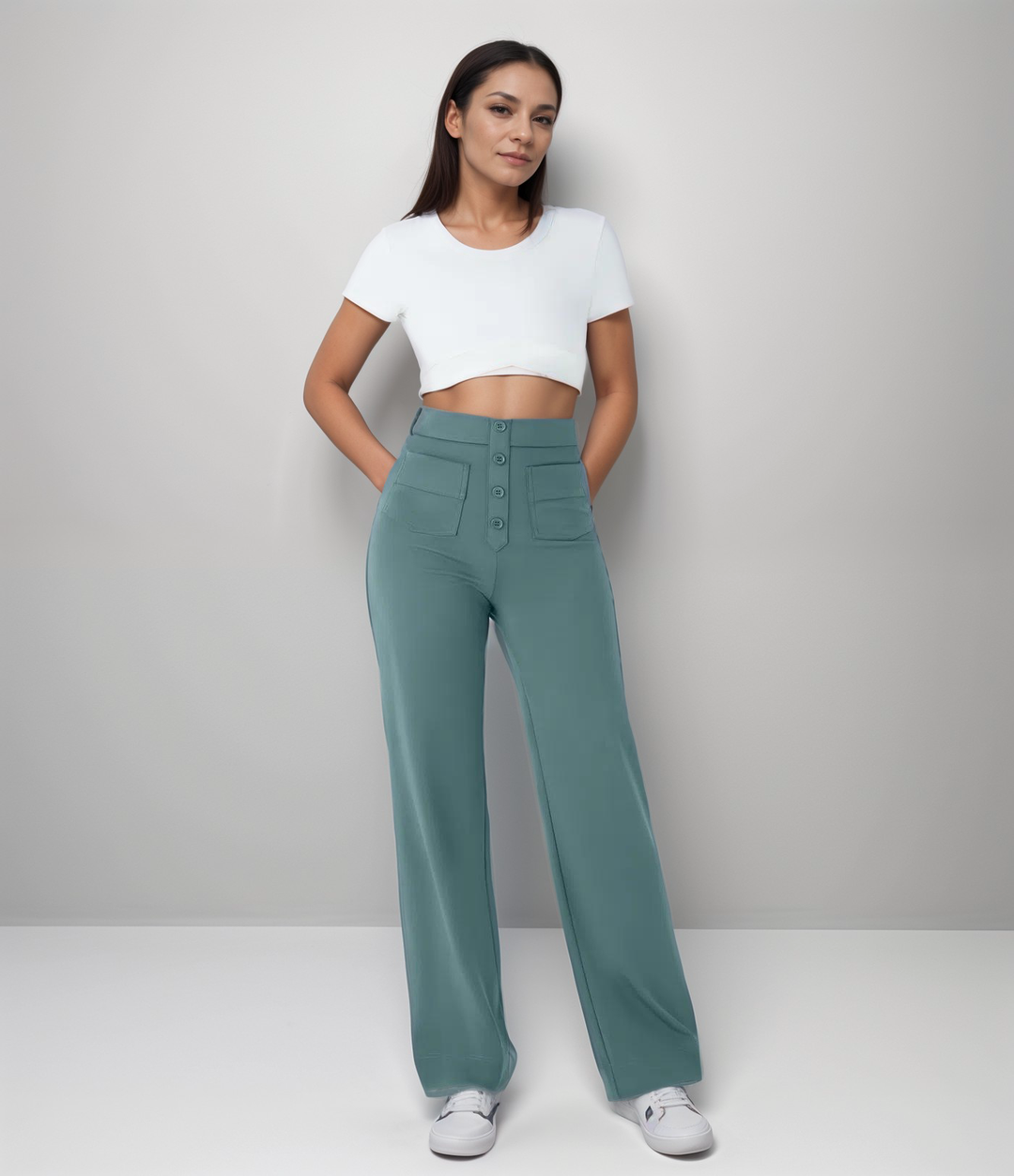 Daisy | Elegant High-Waist Pants