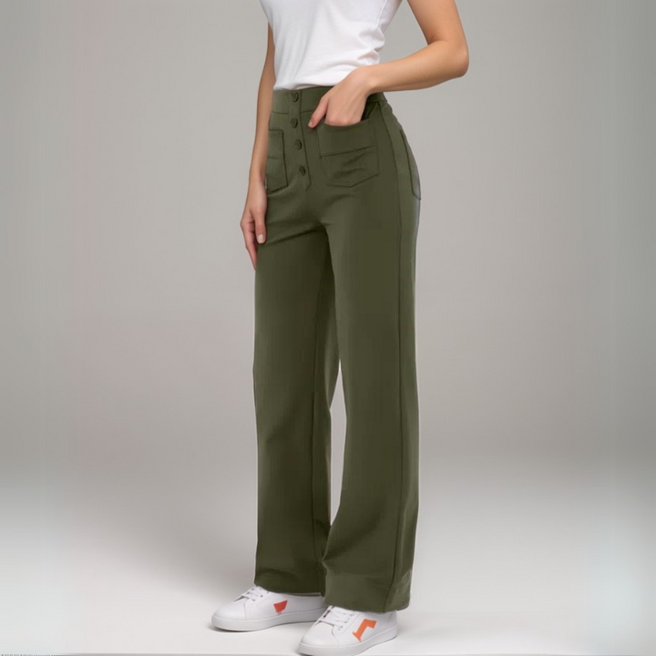 Daisy | Elegant High-Waist Pants