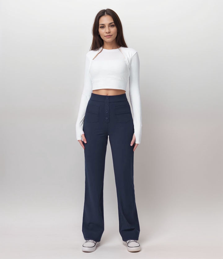 Daisy | Elegant High-Waist Pants