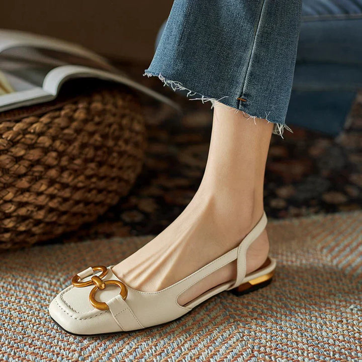 Nathalie | Elegant Slingback Flats