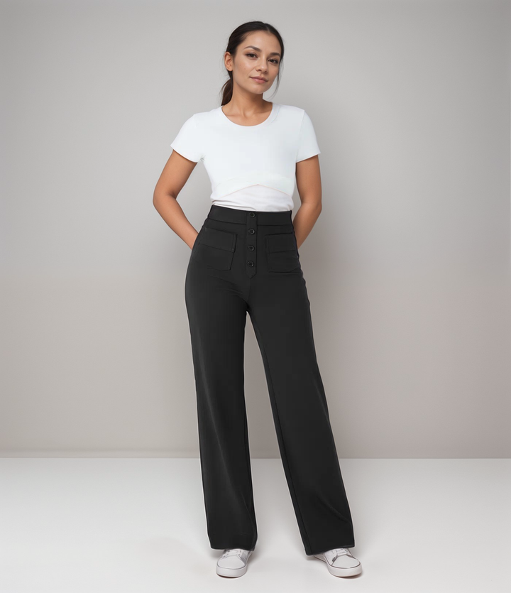 Daisy | Elegant High-Waist Pants