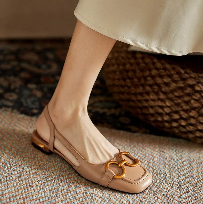 Nathalie | Elegant Slingback Flats