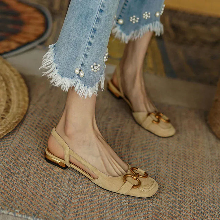Nathalie | Elegant Slingback Flats