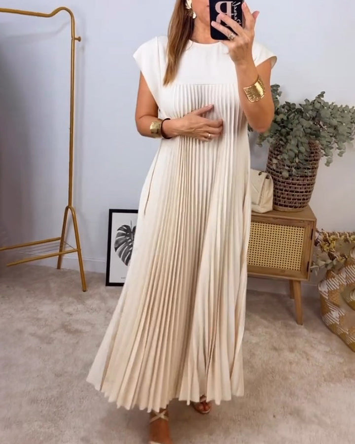 Mathilda | Elegant Pleated Dress