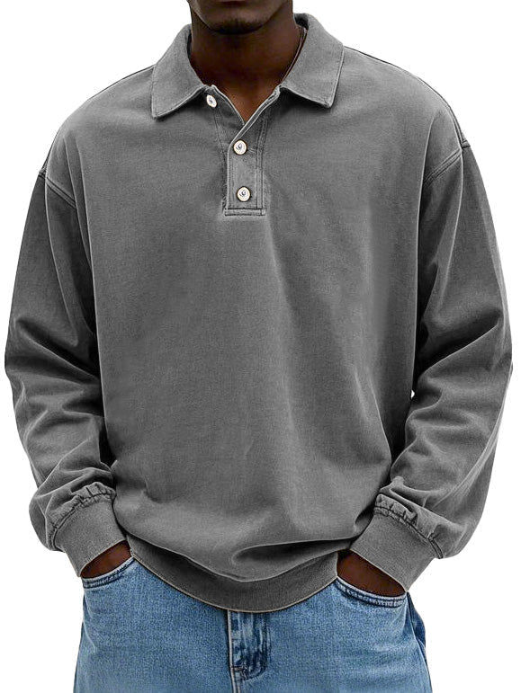Louis | Classic Long-Sleeve Polo