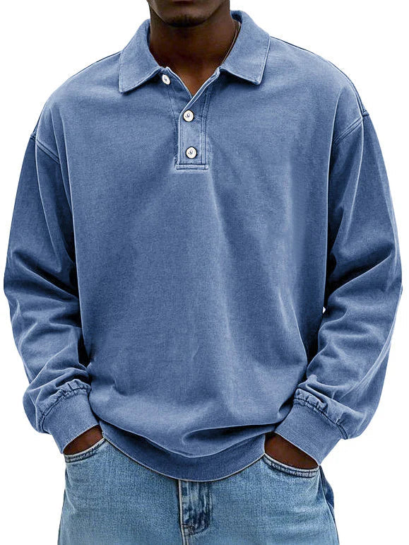 Louis | Classic Long-Sleeve Polo