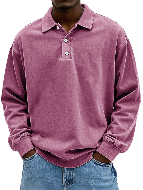 Louis | Classic Long-Sleeve Polo