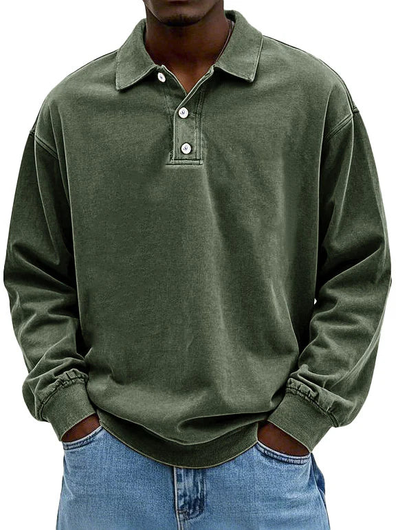 Louis | Classic Long-Sleeve Polo
