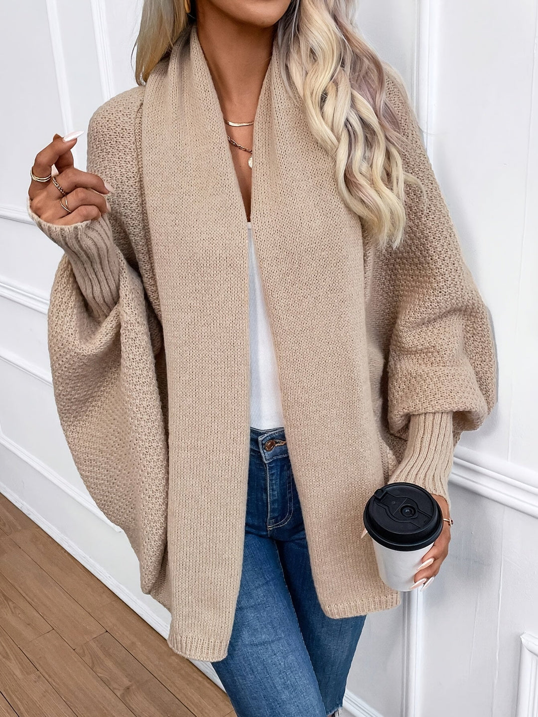 Emily - Batwing Knit Cardigan