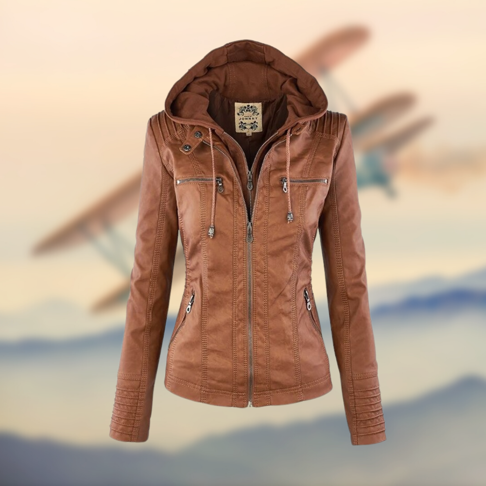 Cynthia - Handmade Italian leather jacket