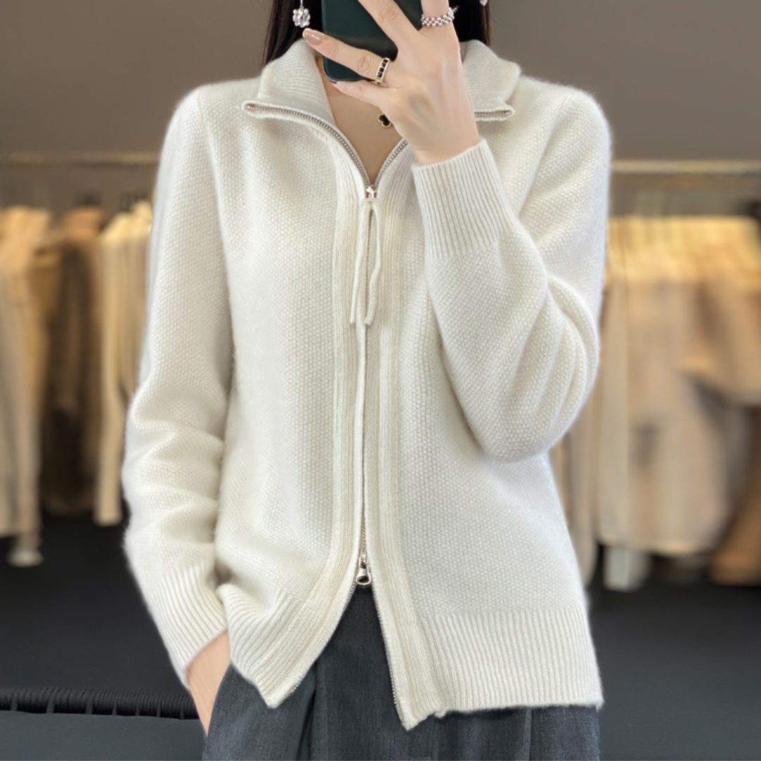 Florence - Zip-Up Cardigan