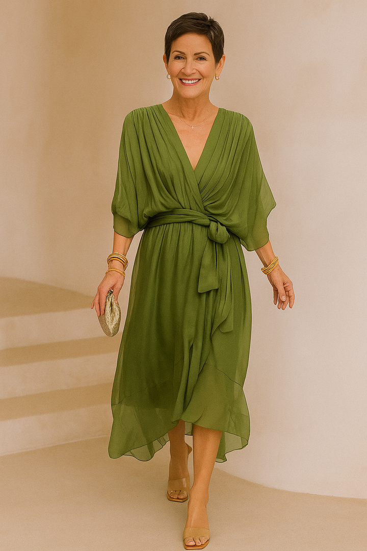Isabella | Elegant Wrap Dress
