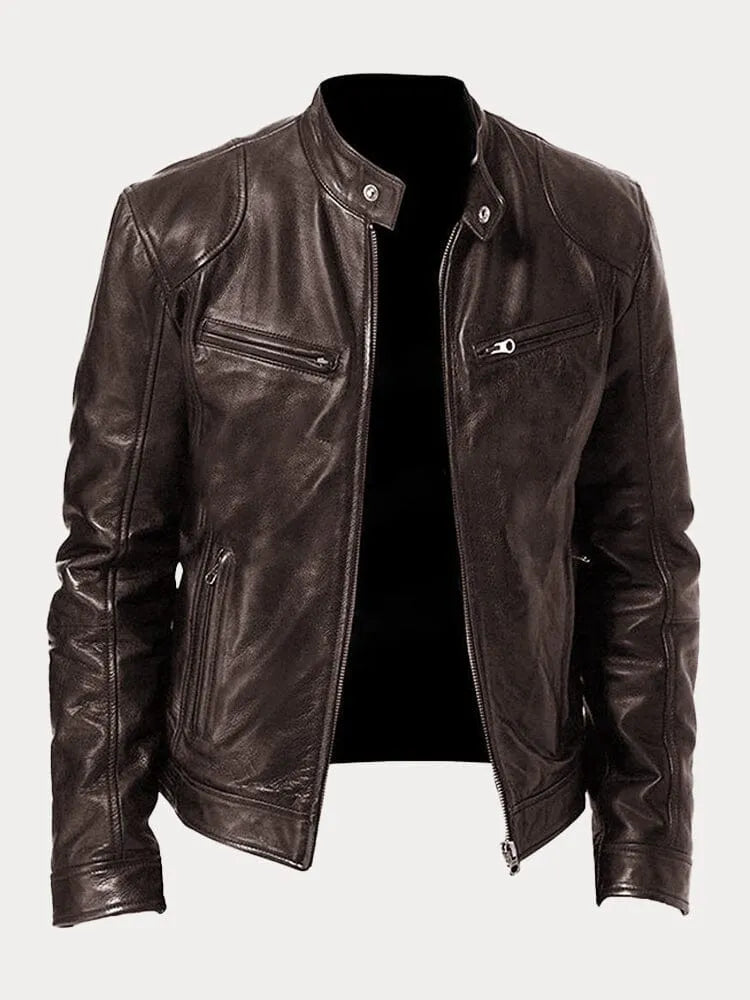 Mike | Classic Leather Jacket