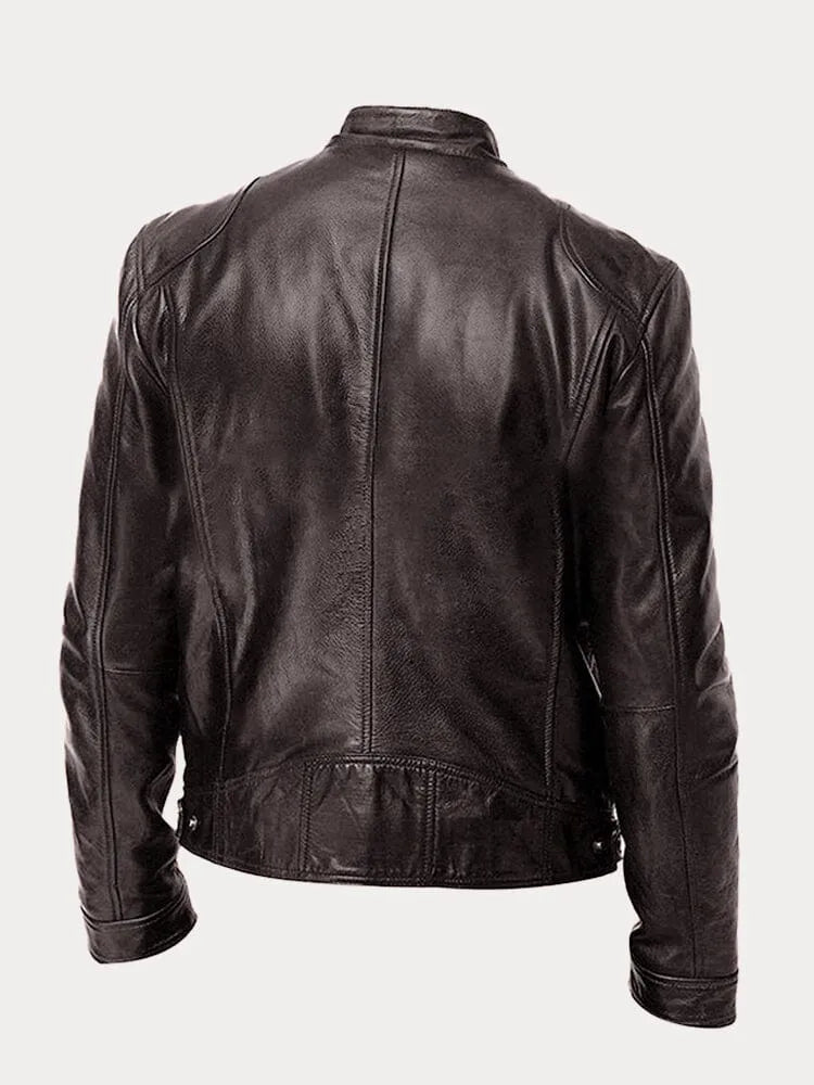 Mike | Classic Leather Jacket