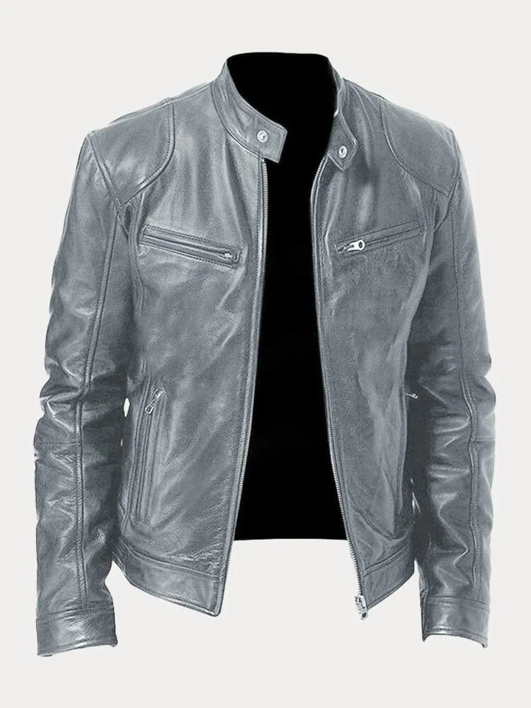Mike | Classic Leather Jacket