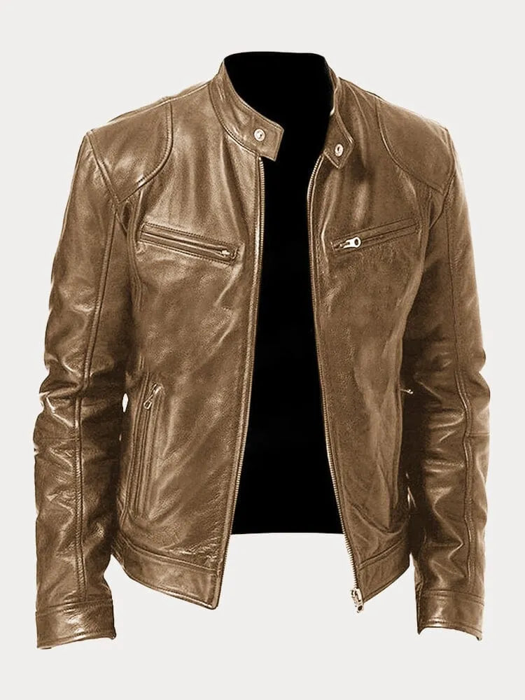 Mike | Classic Leather Jacket