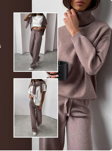 Grace - Luxe Turtleneck Co-Ord Set