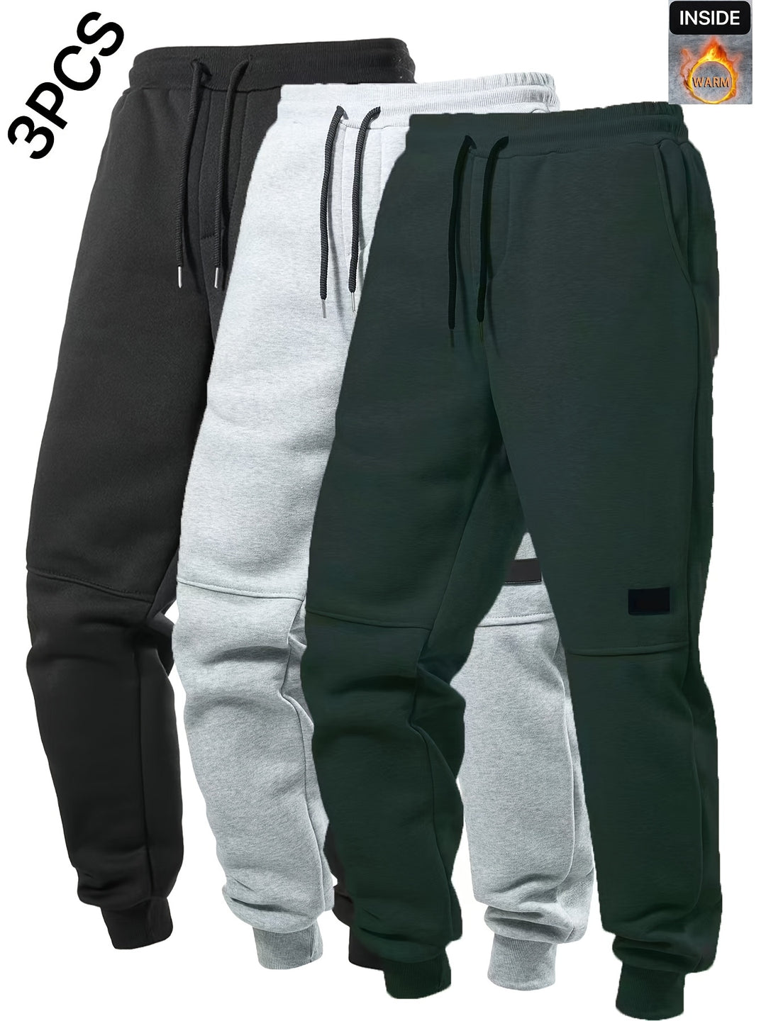 Jowy | Warm Joggers Set (3 Pairs)