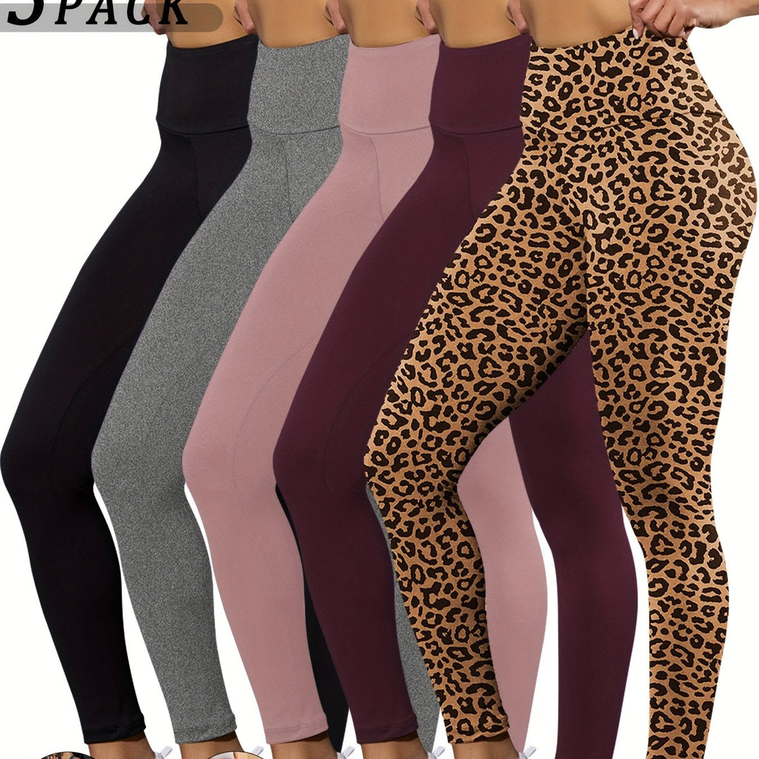 Seriena | Premium Active Leggings (5-Pack)