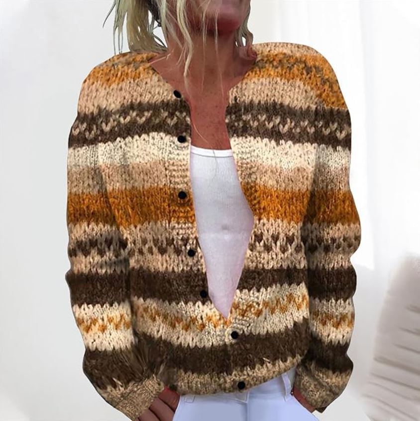 Lucy - Brown Soft Cardigan