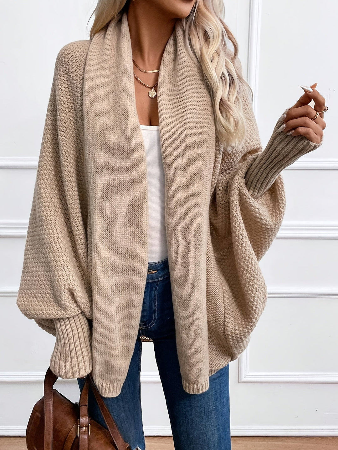 Emily - Batwing Knit Cardigan