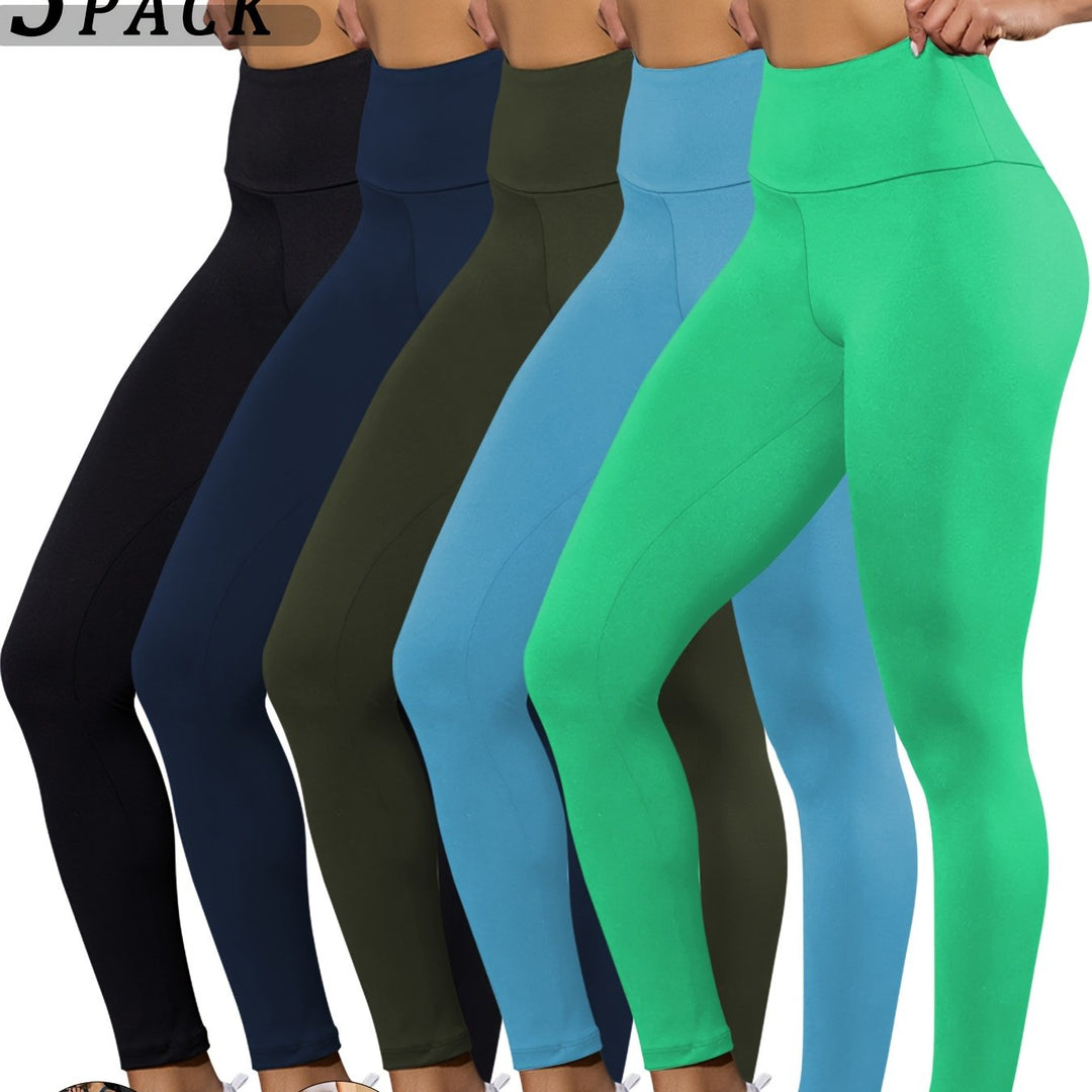 Seriena | Premium Active Leggings (5-Pack)