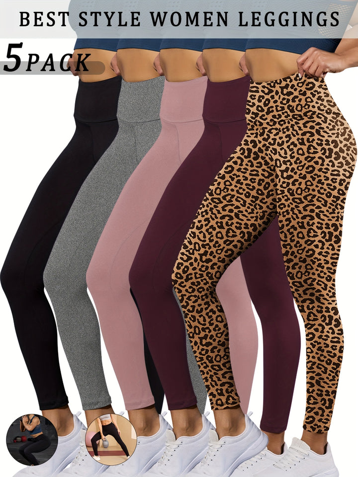 Seriena | Premium Active Leggings (5-Pack)